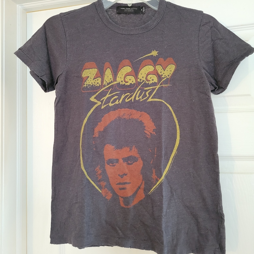 David bowie glamrock punk shirt